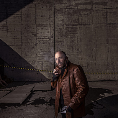 Portrett ute som poitimann